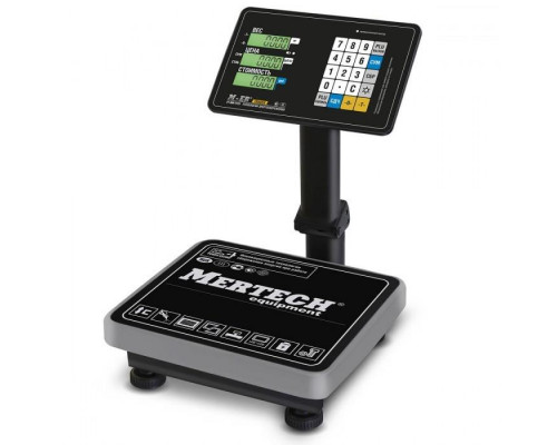 Весы напольные торговые Mertech M-ER 333 ACPU-32.5 (с расч. стоимости LCD)