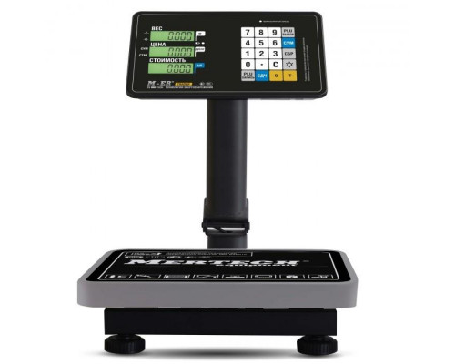 Весы напольные торговые Mertech M-ER 333 ACPU-32.5 (с расч. стоимости LCD)