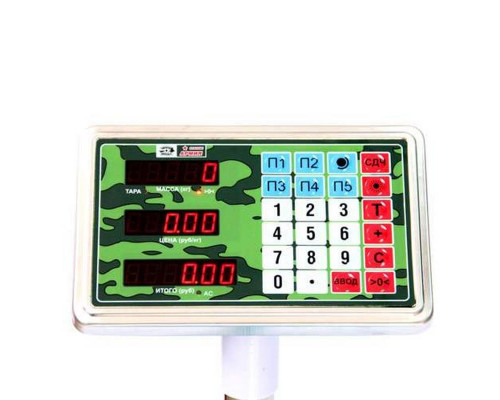 Весы напольные торговые МИДЛ МП 150 МДА Ф-3 (20/50; 600х800; нерж) "Красная армия"
